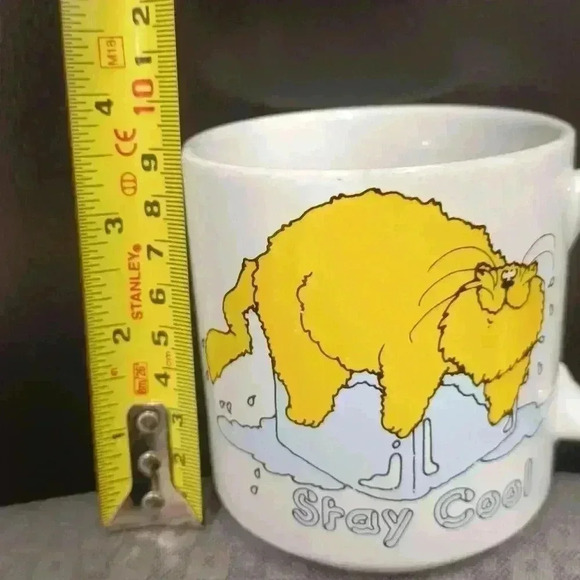 Vintage Russ Berrie  & Co. Mug Stay Cool Cat on Ice Cube - Picture 4 of 6